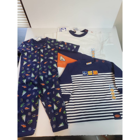 Gymboree Other - 2001 nautical adventures baby lot 0-3 Months newborn shirts pajama one piece boy